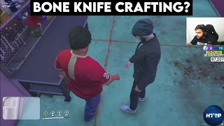 Boddy Chadda Crafting Bone Knife  Crafting Location  HTRP 50 Gta RP Highlights htrp htrplive [upl. by Xilef]