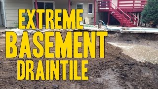 How to fix a Wet basement with Draintile [upl. by Assiram907]