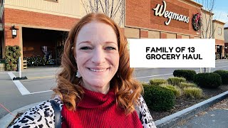 FAMILY OF 13 GROCERY HAUL [upl. by Buhler]