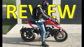 MV Agusta 800 Rivale 2017┃REVIEW┃First Test Ride to Work [upl. by Ecirted179]