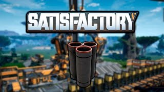 How to make Steel Pipes in Satisfactory to automatically mine resources [upl. by Shawna]