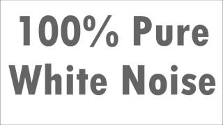 Pure High Quality White NoiseSleep Better Improve Focus Meditate [upl. by Hans]