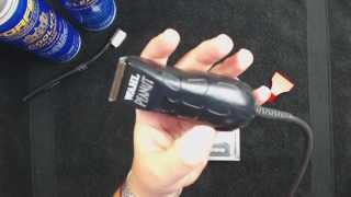 Wahl Peanut Changing Broken Blade and Cleaning [upl. by Avram]