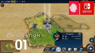 Civilization 6 Switch Gameplay Walkthrough Part 1 [upl. by Airdnaxila]