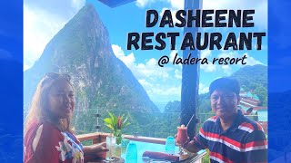 DASHEENE RESTAURANT AT LADERA I St Lucia West Indies Caribbean [upl. by Aikyn441]