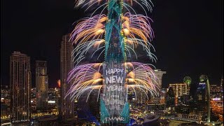 New year fireworks Dubai 2024 [upl. by Swigart]