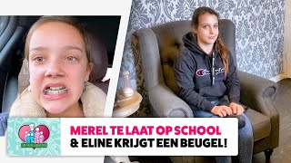 OH OH MEREL KOMT TE LAAT OP SCHOOL  De Nagelkerkjes 480 [upl. by Brina]