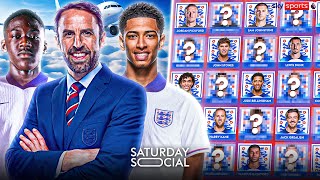 Picking the ENTIRE England Euro 2024 squad ✅❌  Saturday Social [upl. by Dorkas936]