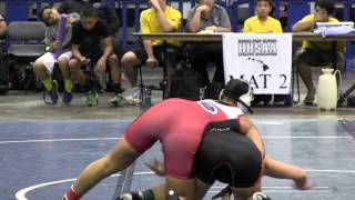 2015 HHSAA state wrestling 145 girls final [upl. by Alliber]