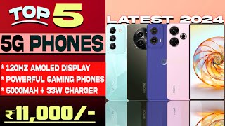 Amoled Display  Top 5 Best 5G Smartphone Under 11000 in 2024 8GB Ram  Best 5g Phone under 11000 [upl. by Leno402]