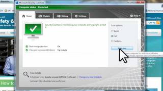 Microsoft Security Essentials  Free AntiVirus for Windows Tutorial [upl. by Cinderella611]