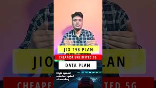 Jio 198 Plan  Jio 198 Plan Details  Jio 5G Unlimited Data Plan shorts short ytshorts jio5g [upl. by Petras]