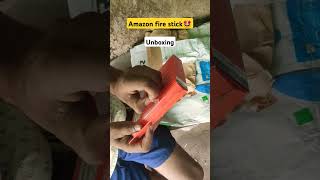 Amazon fire stick 😱 Unboxing unboxing unboxingvideo amazon onlineshopping viral firestick4k [upl. by Atinauq]