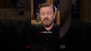 Ricky Gervais On Jimmy Fallon Show 🤣 standupcomedy shorts [upl. by Leisam]