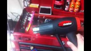 Drill Master 1500 watt Heat Gun Review Harbor Freight [upl. by Eniawed]