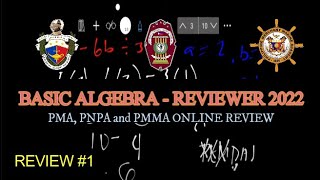 Math Reviewer 2022  PMAPNPAPMMA Online Review Algebra [upl. by Ttocserp]