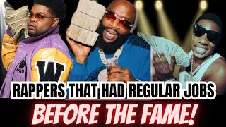 Rappers That WORKED Regular Jobs 😳 BEFORE THE FAME 👀 [upl. by Eliath]