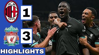 🔴AC Milan vs Liverpool 13 Extended HIGHLIGHTS  UEFA Champions League [upl. by Cort629]