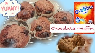 chocolate muffin Recipe using Ovaltine powder [upl. by Akir]