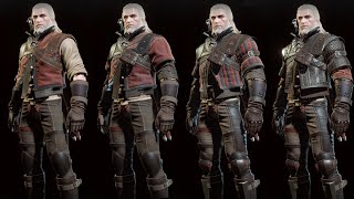 The Witcher 3 Wild Hunt  Wolf Witcher Gear Set Showcase Normal Enhanced Superior Mastercrafted [upl. by Nickie648]