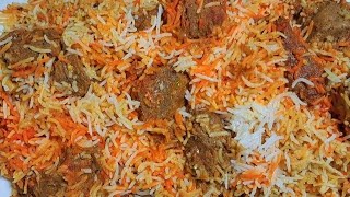 Karachi Beef Biryani Recipe  Famous Karachi Beef Biryani  Degi Beef Biryani  Simple Easy Biryani [upl. by Aerdnak]