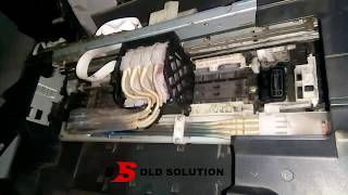 how to change epson l210 ink pipe with full video of how to open epson l210 [upl. by Littlejohn]