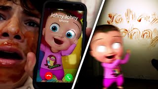 CALLING JOHNY JOHNY YES PAPA ON FACETIME HE ATTACKED ME [upl. by Nellir689]