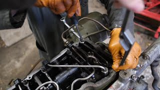 Gardner Enginessetting the tappets [upl. by Ardiedak454]