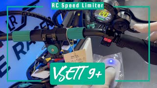 VSETT 9 ESCOOTER SPEED LIMITER  INSTALLATION [upl. by Aidas795]