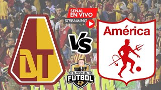 Tolima 2 vs América 1  Fecha 3  Liga I 2024 [upl. by Behrens]