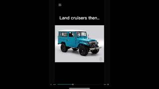 Land Cruisers Then vs Now [upl. by Alliuqal]