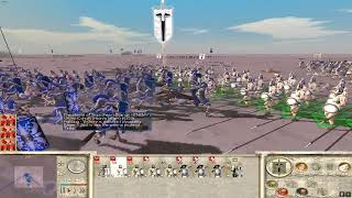 Rome Total War Multiplayer Battle 6  micro game crazy [upl. by Jeuz838]