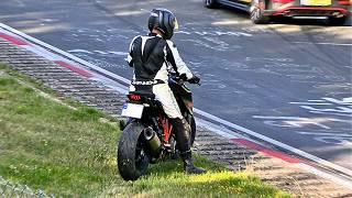 Bad Driving  Motorcycle TF Bikers Crazy Monday 05082024 nurburgring nordschleife automobile [upl. by Lexy]