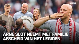 ARNE SLOT NEEMT AFSCHEID VAN FEYENOORD ❤️ [upl. by Fregger]