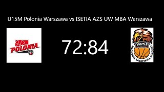 2024 10 26 Polonia Warszawa ISETIA AZS UW MBA Warszawa [upl. by Oslec655]