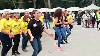 Merengue AMAME Balli di gruppo Dj Berta linedance [upl. by Ahselef759]