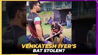 Nitish Rana amp Rinku Singh try to steal Venkatesh Iyers bat  KKR IPL 2022 [upl. by Ama228]