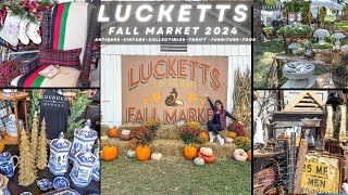 Exploring a HUGE Antique Market  Lucketts Fall Market 24 [upl. by Acie]