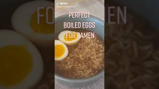 Perfect Boiled Ramen Eggs For Ramen [upl. by Remos]