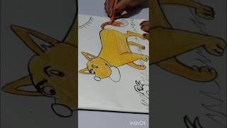 Clever Fox drawingclever Fox drawing ideas for kidsHow to draw clever Foxshortvideos short [upl. by Annawahs184]