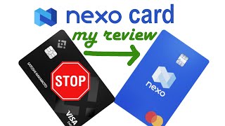 My review of the Nexo crypto Card to replace Binance crypto Card [upl. by Toddie]