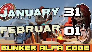 Bunker Alfa code Today January 31  February 01 2024 LDOE Last Day On Earth [upl. by Anahsal]