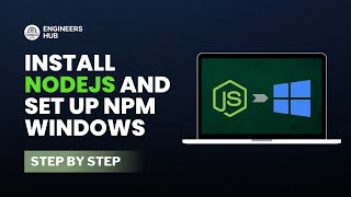 How to install nodeJS and npm on Windows 1011 [upl. by Rebah]