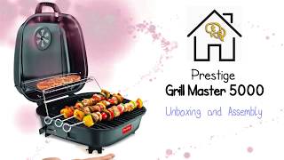 Prestige PPBB02  Grill Master 5000 Coal Barbeque Grill  Unboxing and Assembly [upl. by Ibbob259]