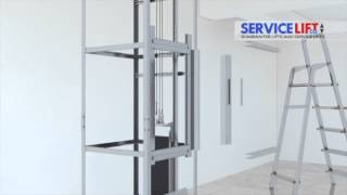 Service Lift Co  3D Dumbwaiter Installation [upl. by Bodi]