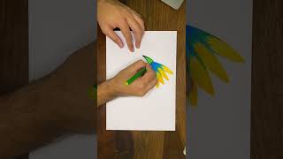 Amazing art color drawing  Free tutorials likeokplease shorts [upl. by Cutcheon]