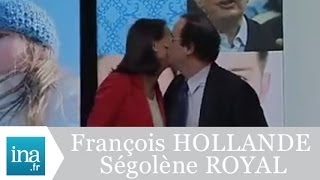 Le couple Ségolène Royal  François Hollande  Archive INA [upl. by Aneekahs363]