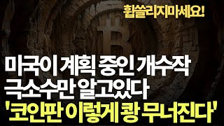 미국이 계획 중인 자산시장 코인시장의 뒷작업들  극소수만 알고 있는 진실 코인판 앞으로 이렇게 된다 [upl. by Hgielak348]