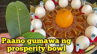 PAMPASWERTE SA TAONG 2024 Paano gumawa ng Prosperity Bowl [upl. by Enner670]