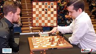 Magnus Carlsen spends 40 seconds to make his first move against Ian Nepomniachtchi [upl. by Tuckie]